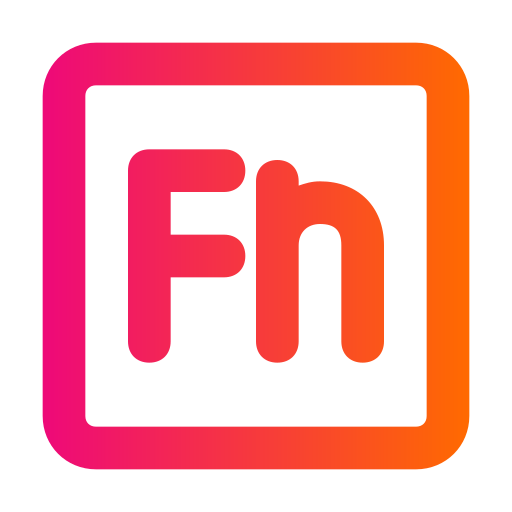 Fn Generic gradient outline icon