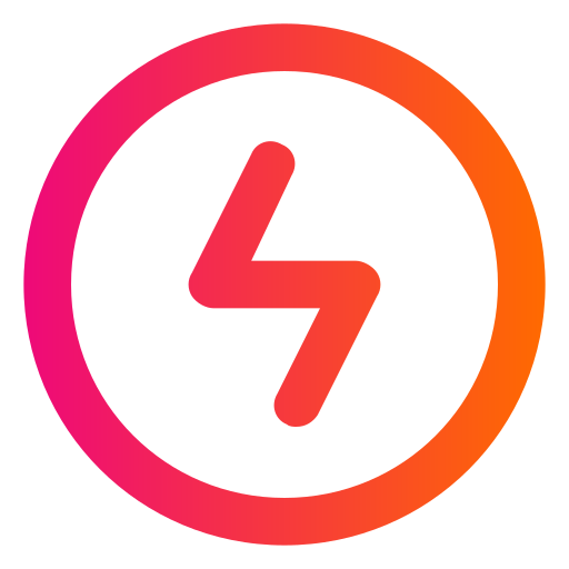 閃光 Generic gradient outline icon