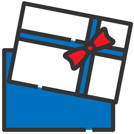 Present box Generic Outline Color icon