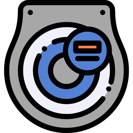 Discman Detailed Rounded Lineal color icon