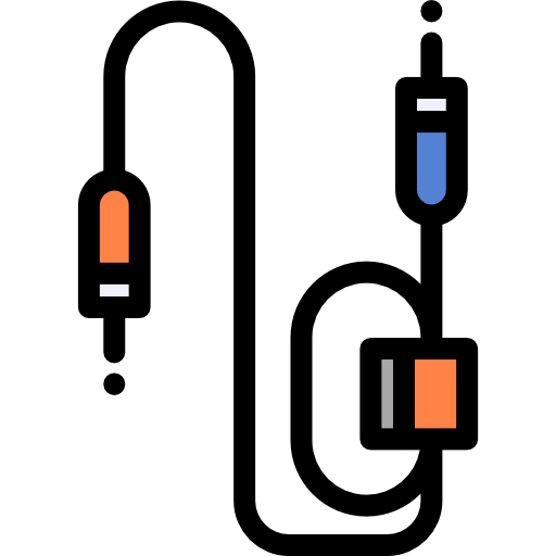커넥터 Detailed Rounded Lineal color icon