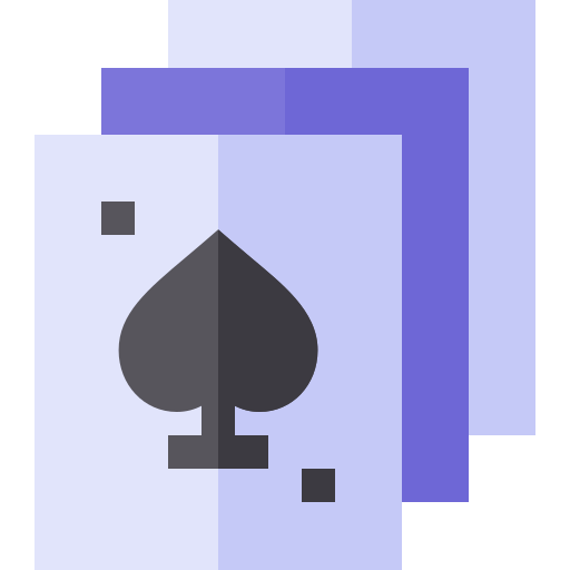 póker Basic Straight Flat icono
