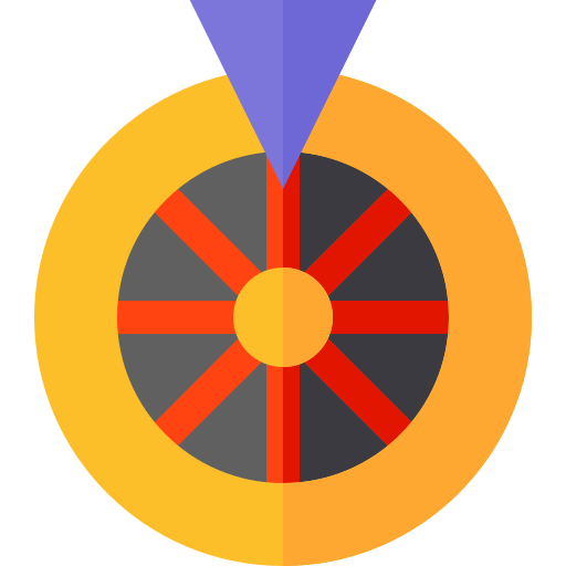 Roulette Basic Straight Flat icon