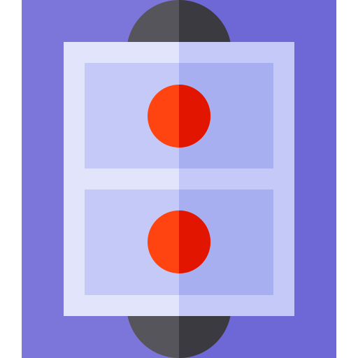 Air hockey Basic Straight Flat icon