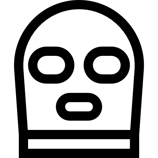 pasamontañas Basic Straight Lineal icono