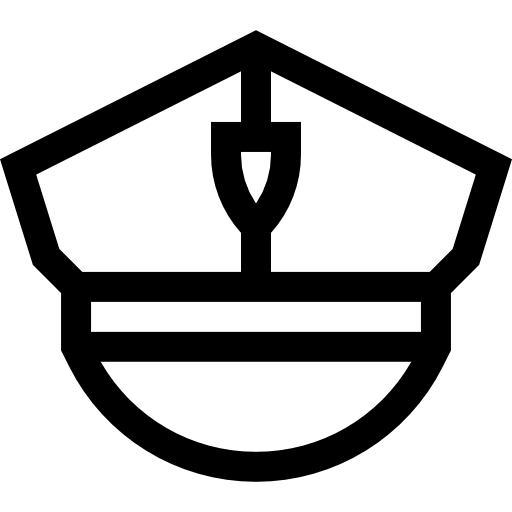 polizei Basic Straight Lineal icon