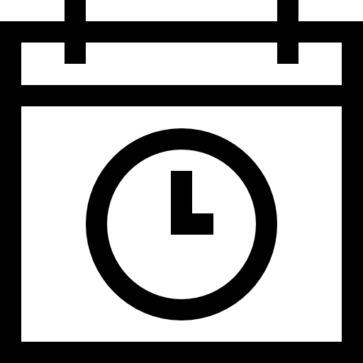 시각 Basic Straight Lineal icon