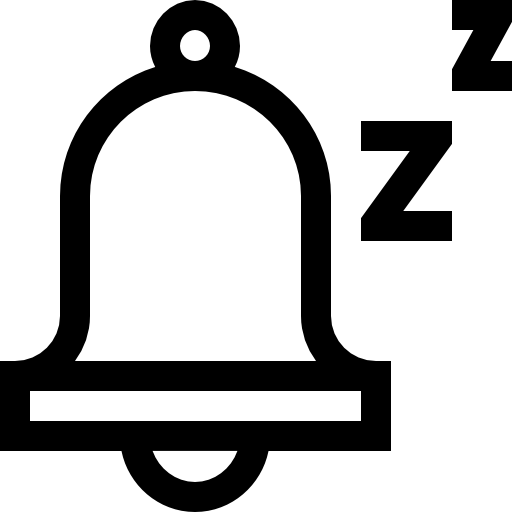 drzemka Basic Straight Lineal ikona