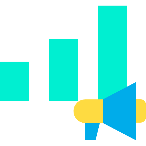 gráfico de barras Kiranshastry Flat icono