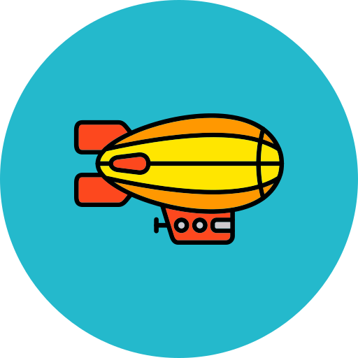 비행선 Generic color lineal-color icon