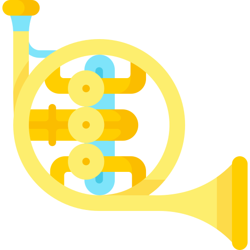 French horn Special Flat icon