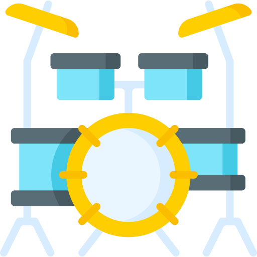 Drum set Special Flat icon