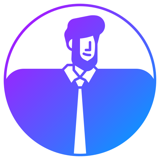 avatar Generic gradient fill icono