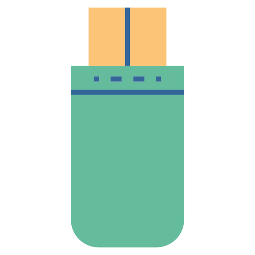 Flash disk Generic color fill icon