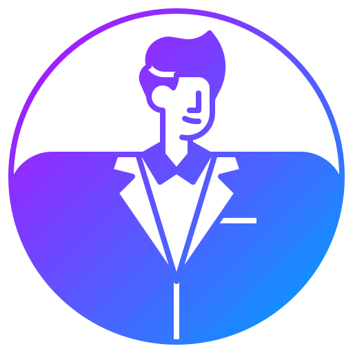 avatar Generic gradient fill icona