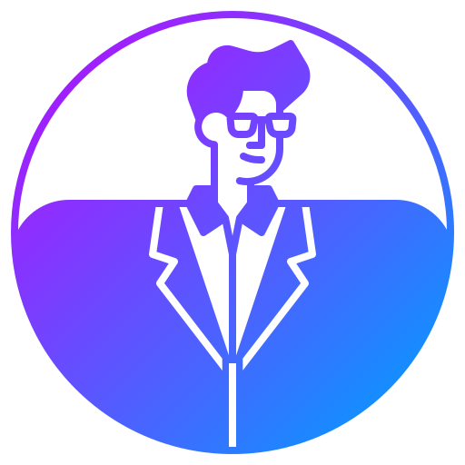 avatar Generic gradient fill icona