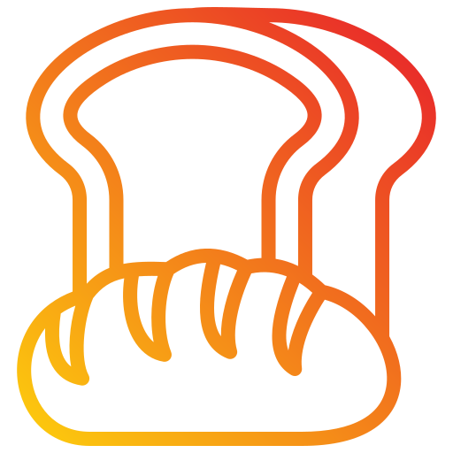 un pan Generic gradient outline icono