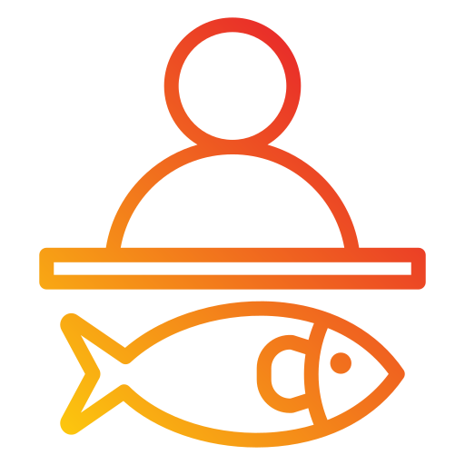 sprzedawca ryb Generic gradient outline ikona