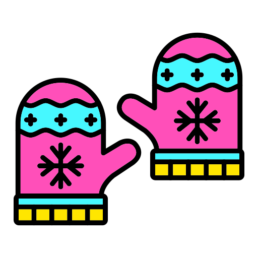rękawiczki zimowe Generic color lineal-color ikona