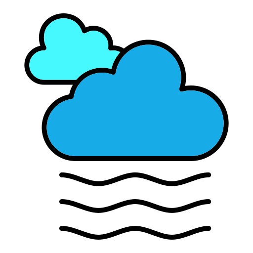 niebla Generic color lineal-color icono