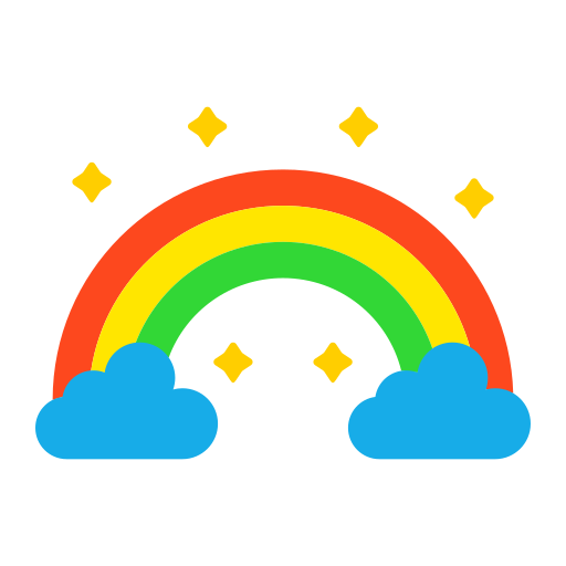 arco iris Generic color fill icono