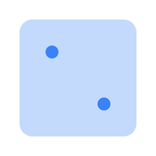 dobbelsteen Generic Blue icoon