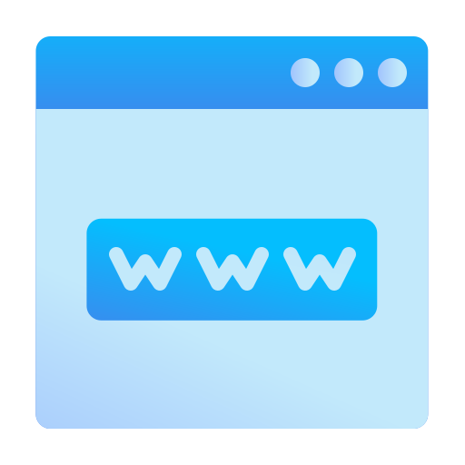 browser Generic Flat Gradient icon