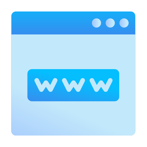 Browser Generic Flat Gradient icon