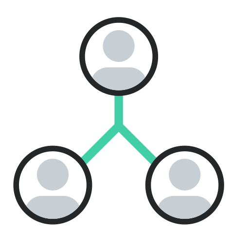 struttura organizzativa Generic Flat icona