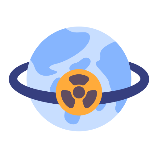 explosión nuclear Generic Flat icono