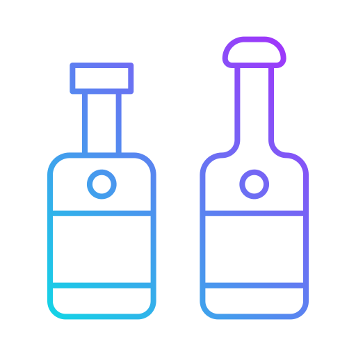 botella de vino Generic gradient outline icono