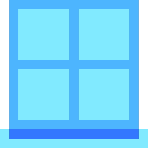 fenster Basic Sheer Flat icon