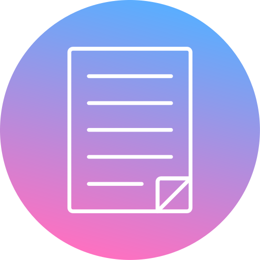 Page Generic Flat Gradient icon