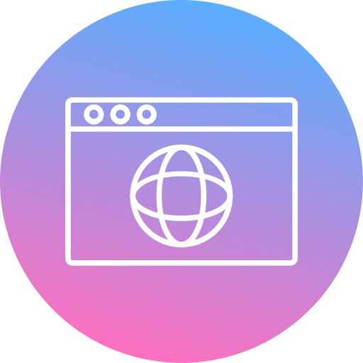 Web Page Generic Flat Gradient icon