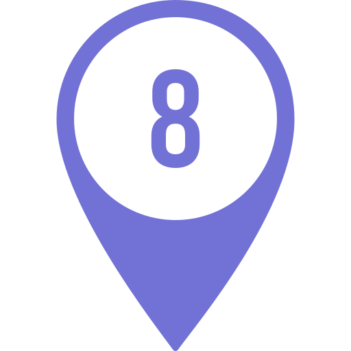 숫자 8 Generic color fill icon