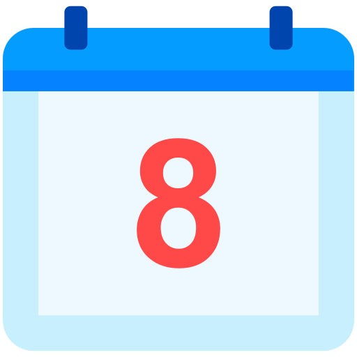 Calendar Generic color fill icon