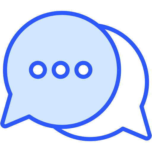 chatten Generic Blue icoon