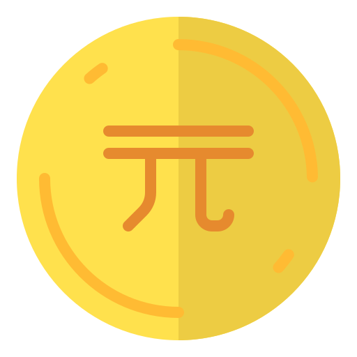 renminbi Generic color fill icon
