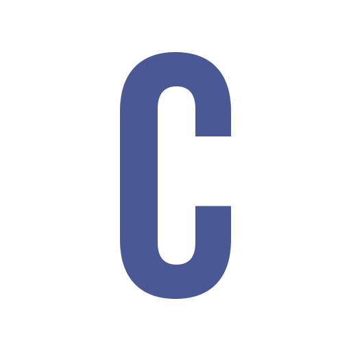 Letter C Generic color fill icon