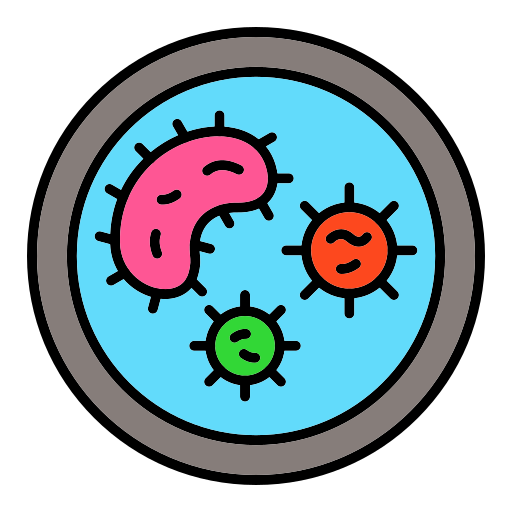 박테리아 Generic color lineal-color icon