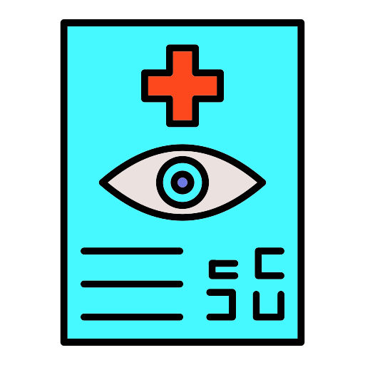 Тест глаз Generic color lineal-color иконка