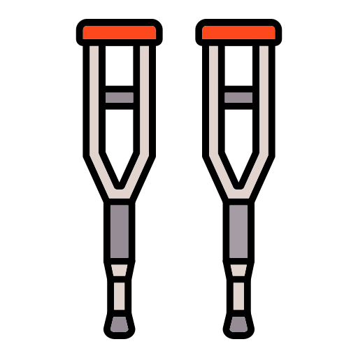 muletas Generic color lineal-color icono