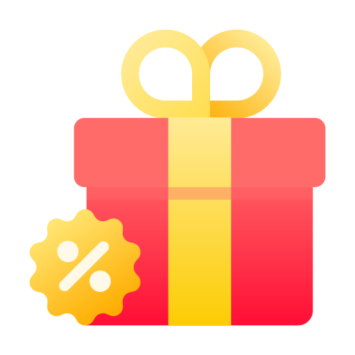 Gift discount Generic Flat Gradient icon