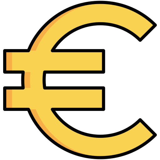 Euro Generic color lineal-color icon