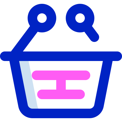 einkaufskorb Super Basic Orbit Color icon
