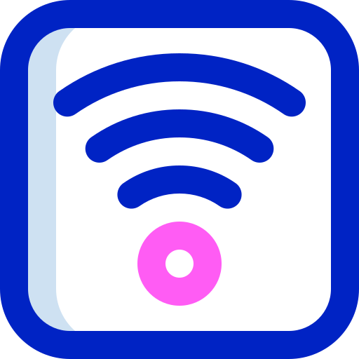 wi-fi Super Basic Orbit Color ikona