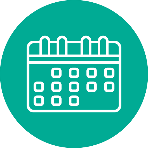 kalender Generic color fill icon