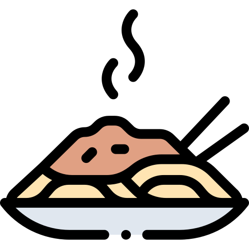 Dandan noodles Detailed Rounded Lineal color icon