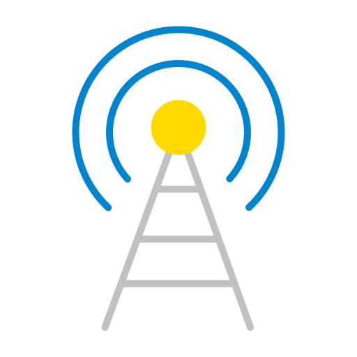 radiodifusión Generic Flat icono