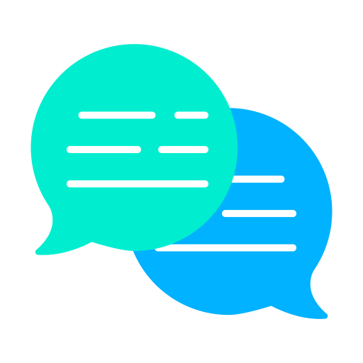 Chat bubbles Generic Flat icon